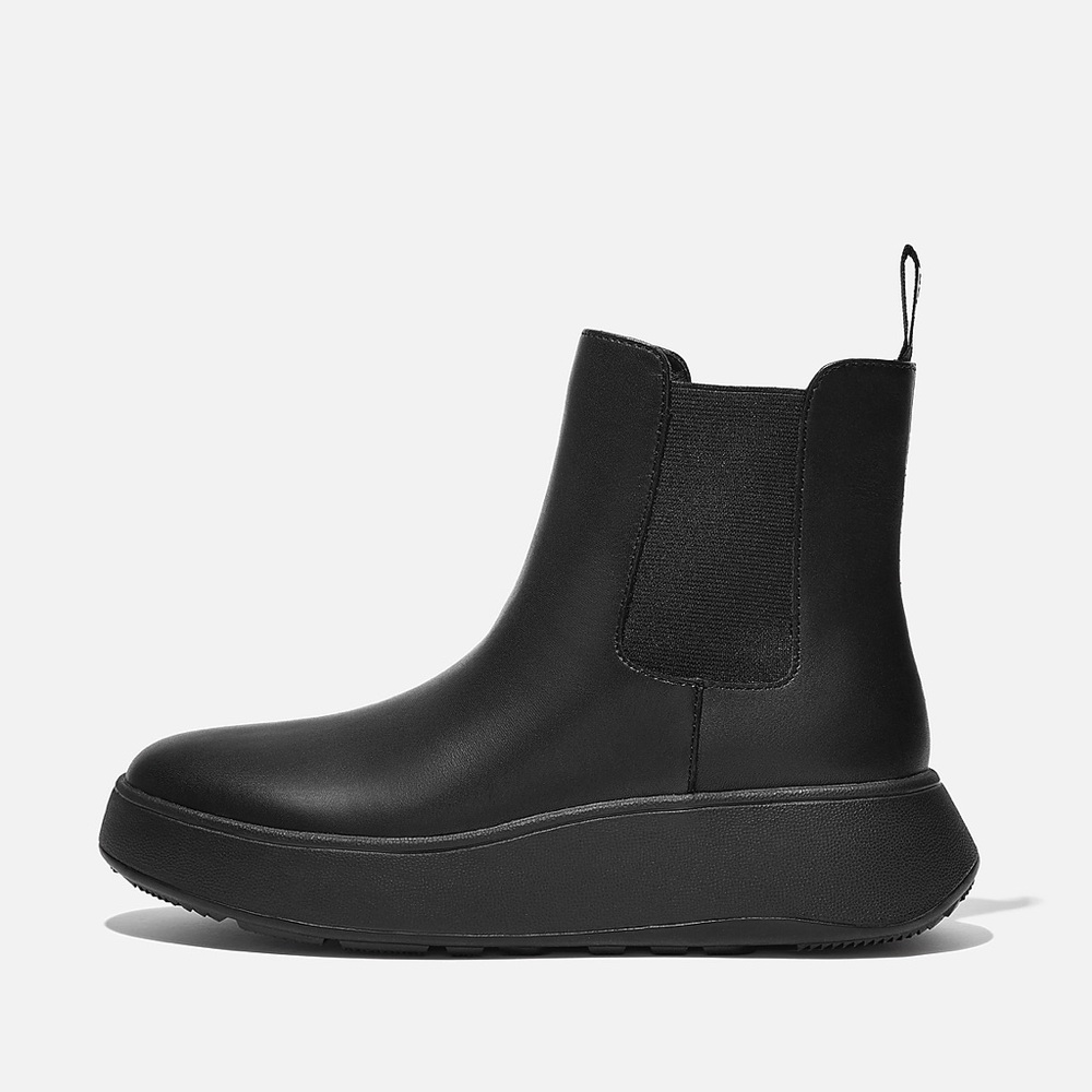 Fitflop F-Mode Leather Flatform Chelsea Boots Size 7 NEW!
